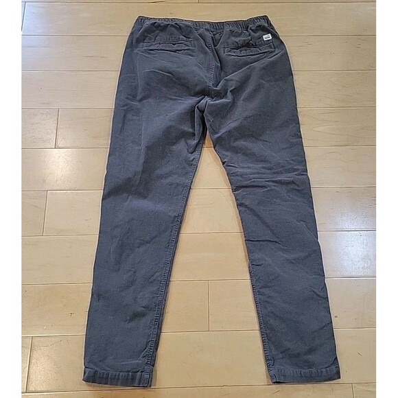 Vuori Corduroy Pants Mens L Grey Elastic Waist Drawstring Stretch V440 Preppy - Picture 4 of 9
